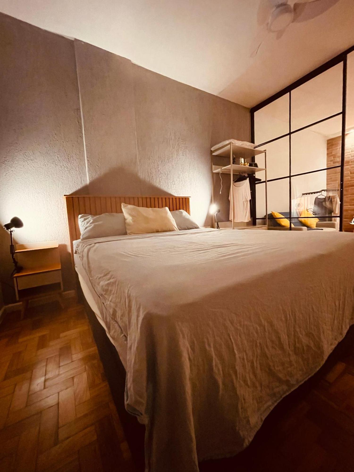 Quadra Praia! Loft Industrial Requintado Novo 4 Pessoas Vizinho Copacabana Palace! Appartement Rio de Janeiro