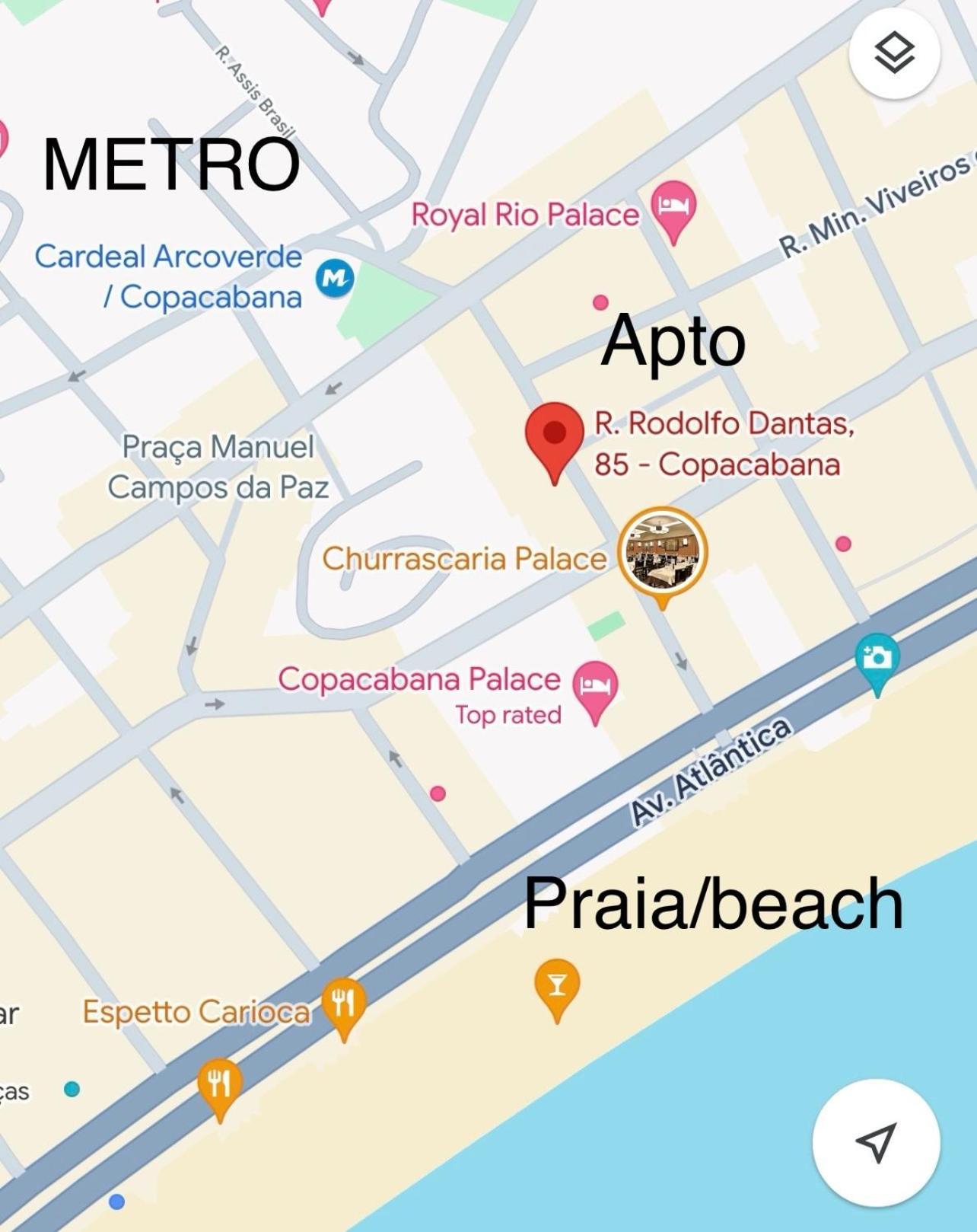 Quadra Praia! Loft Industrial Requintado Novo 4 Pessoas Vizinho Copacabana Palace! Appartement *
